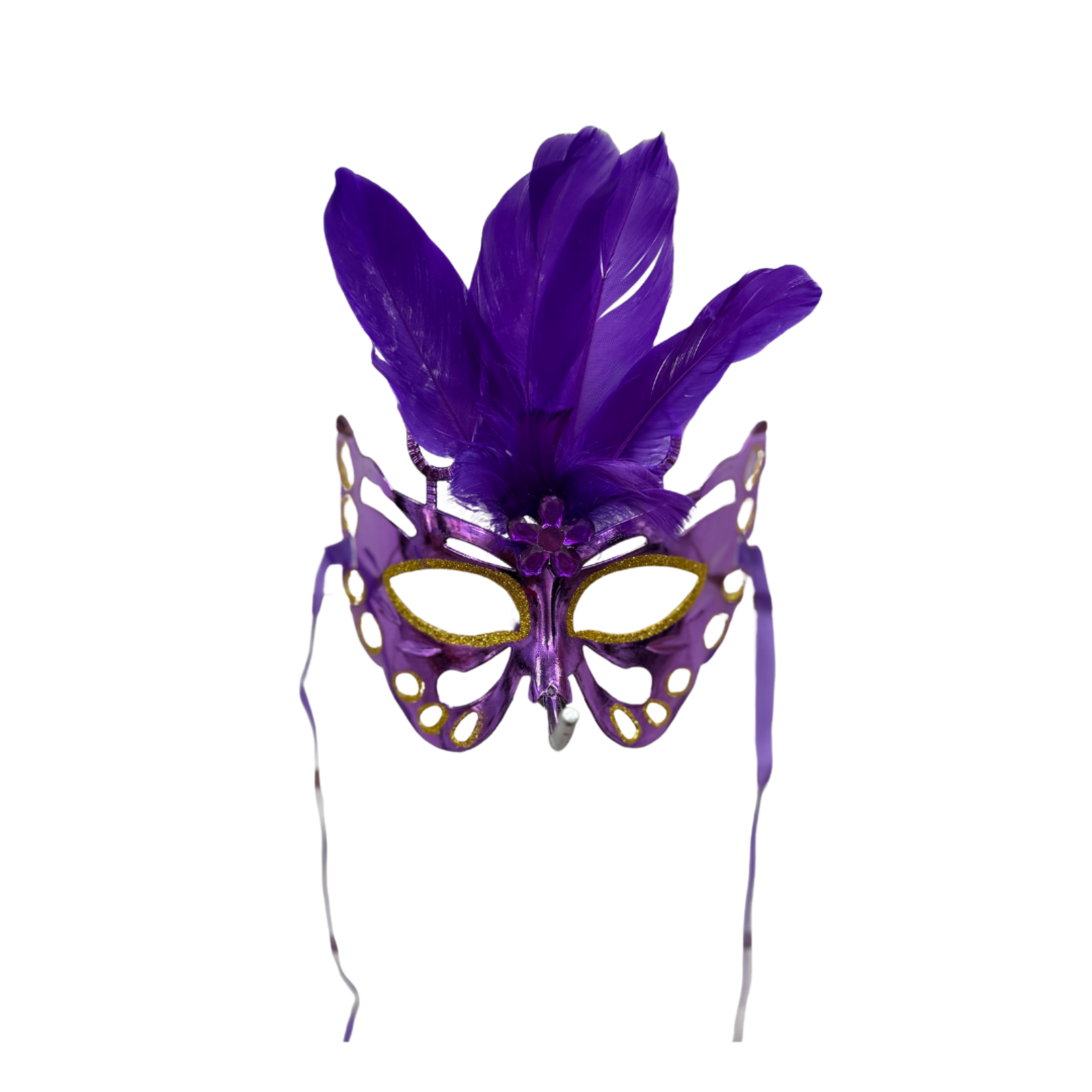 Butterfly Masquerade Mask- Purple