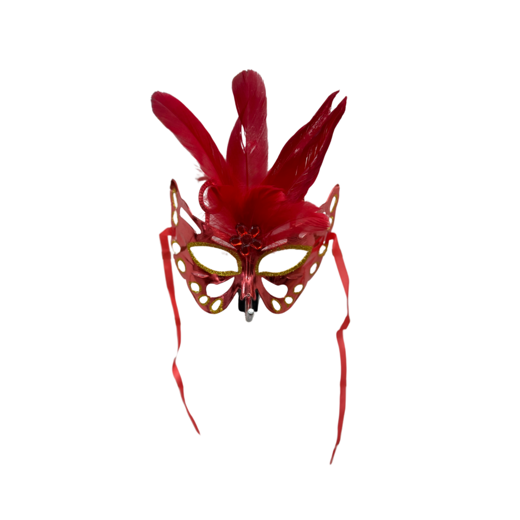 Butterfly Masquerade Mask- Red