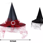 HALLOWEEN COSTUME - WITCH HAT AVERAGE RED