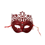 Elegant Masquerade Mask - Red