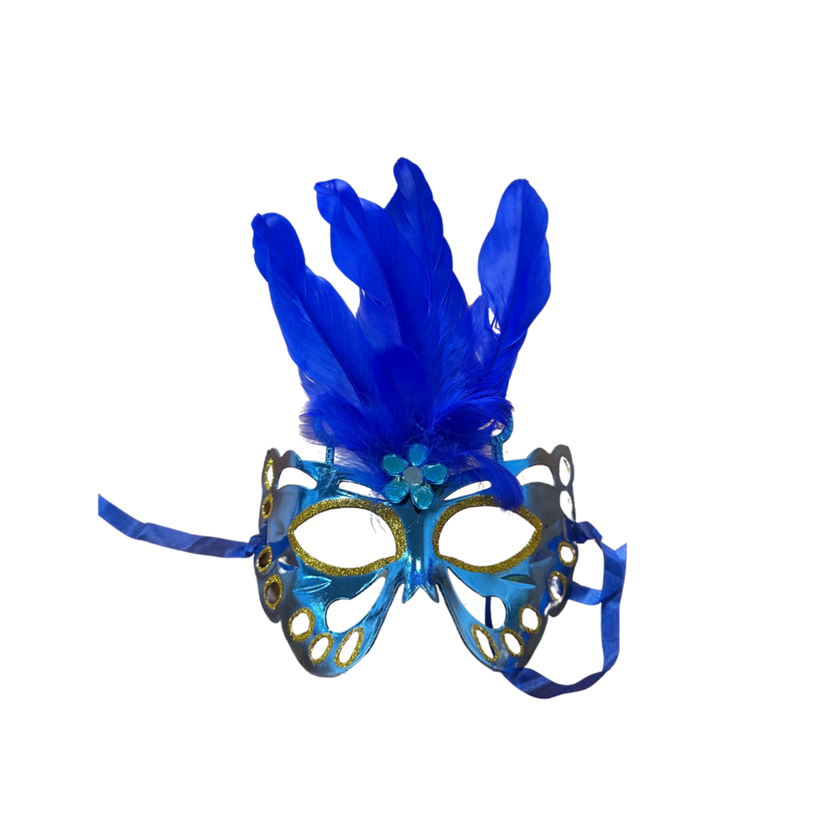 Butterfly Masquerade Mask- Blue