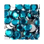 Acrylic Round Flat Back Rhinestones 12mm Turquoise 400pcs