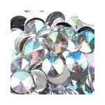 Acrylic Rivoli Flat Back Rhinestones 14mm Crystal AB 200pcs