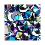 Acrylic Rivoli Flat Back Rhinestones 18mm Purple AB 200pcs