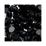 Acrylic Oval Flat Back Rhinestones  8x10mm Black 200pcs