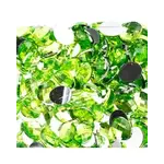 Acrylic Oval Flat Back Rhinestones  8x10mm Peridot 200pcs
