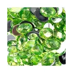 Acrylic Oval Flat Back Rhinestones 10x14mm Peridot 200pcs