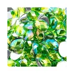 Acrylic Oval Flat Back Rhinestones 10x14mm Peridot AB 200pcs