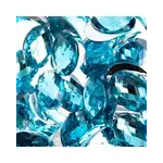 Acrylic Oval Flat Back Rhinestones 18x13mm Aqua 200pcs