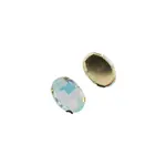 Crystal Lane DIY Sew on Rhinestone 13x 18 mm Gold Setting/Teal Opal 20pcs
