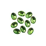 Crystal Lane DIY Sew on Rhinestone 13x 18 mm Gold Setting/Peridot 20pcs