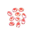 Crystal Lane DIY Sew on Rhinestone 13x 18 mm Gold Setting/Neon Pink AB 20pcs