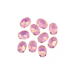 Crystal Lane DIY Sew on Rhinestone 13x 18 mm Gold Setting/Hot Pink Opal 20pcs
