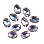 Crystal Lane DIY Sew on Rhinestone 13x 18 mm Gold Setting/Bitrai Purple 20pcs