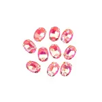 Crystal Lane DIY Sew on Rhinestone 10 x 14 mm Gold Setting/Neon Fuchsia AB   20pcs
