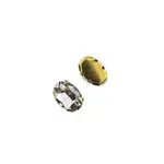 Crystal Lane DIY Sew on Rhinestone 10 x 14 mm Gold Setting/Crystal   20pcs