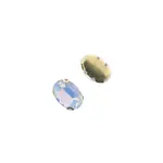 Crystal Lane DIY Sew on Rhinestone 10 x 14 mm Gold Setting/Blue Opal   20pcs