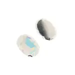 Crystal Lane DIY Sew on Rhinestone 13x18mm Silver/White Opal 20pcs