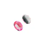 Crystal Lane DIY Sew on Rhinestone 13x18mm Silver/Neon Fuchsia AB 20pcs