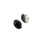 Crystal Lane DIY Sew on Rhinestone 13x18mm Silver/Jet 20pcs