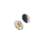 Crystal Lane DIY Sew on Rhinestone 13x18mm Silver/Crystal Satin 20pcs