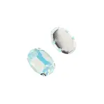 Crystal Lane DIY Sew on Rhinestone 10x14mm Silver/Teal Opal 20pcs