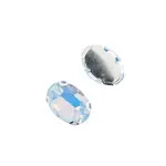 Crystal Lane DIY Sew on Rhinestone 10x14mm Silver/Blue Opal 20pcs