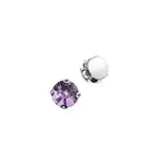 Crystal Lane DIY Sew on Rhinestone 10mm Silver/Vitrail Purple 20pcs