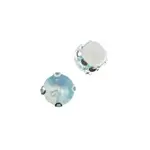 Crystal Lane DIY Sew on Rhinestone 10mm Silver/Teal Opal 20pcs