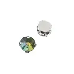 Crystal Lane DIY Sew on Rhinestone 10mm Silver/Rainbow 20pcs