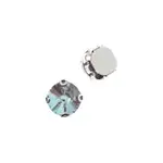 Crystal Lane DIY Sew on Rhinestone 10mm Silver/Neon Purple AB 20pcs