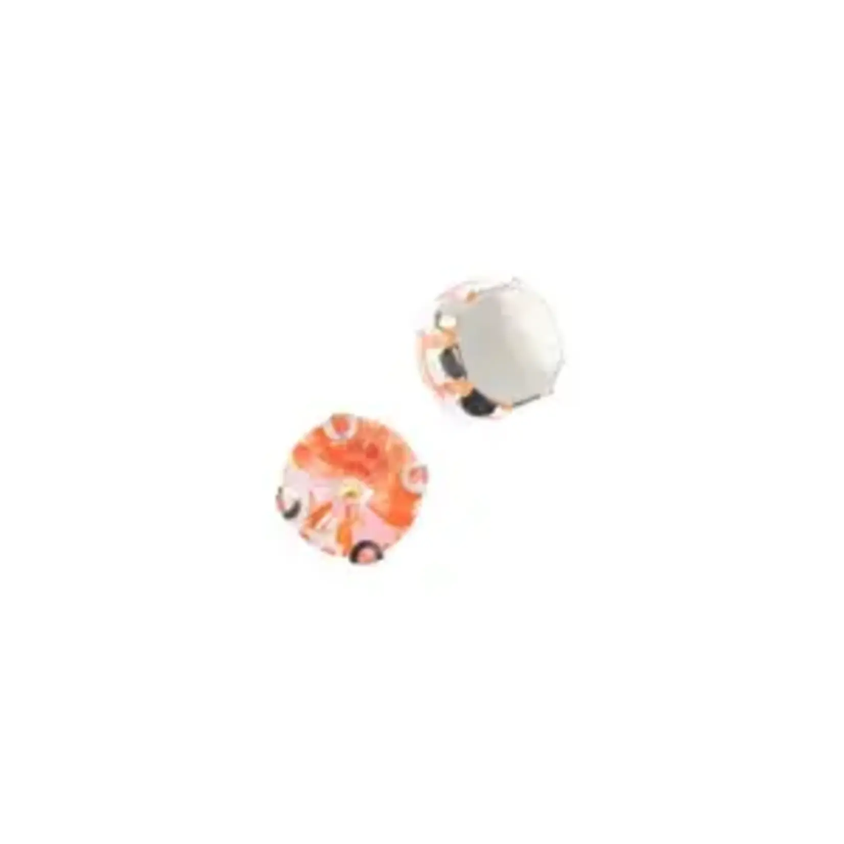 Crystal Lane DIY Sew on Rhinestone 10mm Silver/Neon Pink AB 20pcs