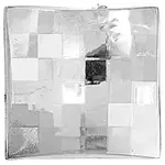 Acrylic Facetted Rhinestone Square 18mm Crystal