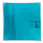 Acrylic Facetted Rhinestone Square 18mm Turquoise
