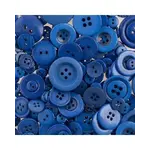 Nutton but Buttons130g Tube Mixed sizes Resin Dark Blue