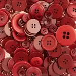 Nutton but Buttons130g Tube Mixed sizes Resin Dark Red