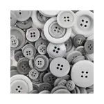 Nutton but Buttons130g Tube Mixed sizes Resin Grey