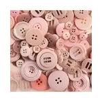 Nutton but Buttons130g Tube Mixed sizes Resin Light Pink