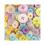 Nutton but Buttons130g Tube Mixed sizes Resin Mixed Pastel