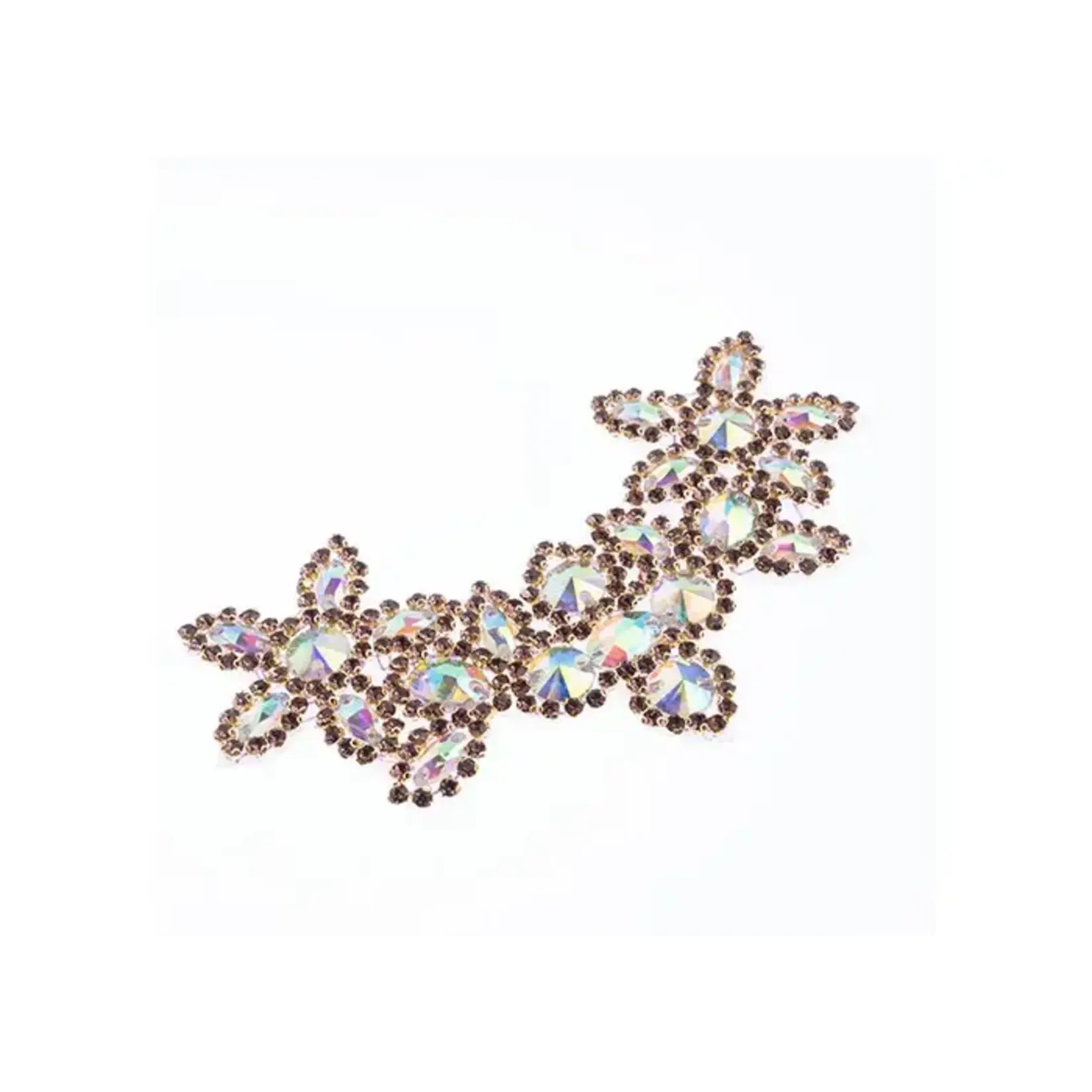 Crystal Motif Jasmine 10x17cm Crystal AB/Lt. Amethyst