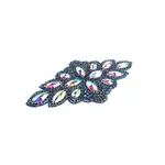 Crystal Motif Diamond Flower 115x230mm Crystal AB/Blue