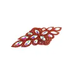 Crystal Motif Diamond Flower 115x230mm Crystal AB/Red