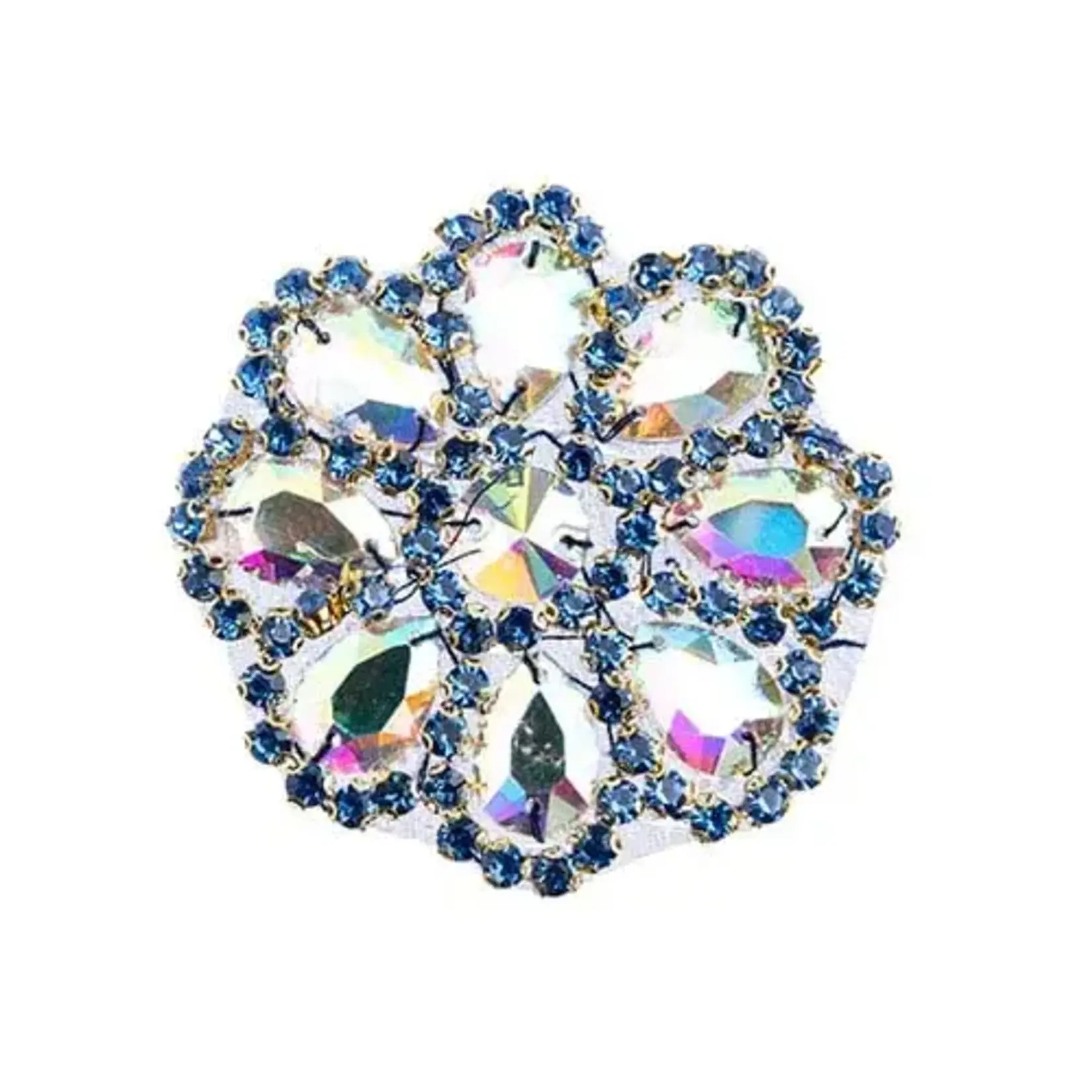 Crystal Motif Daisy 65mm Crystal AB/Blue