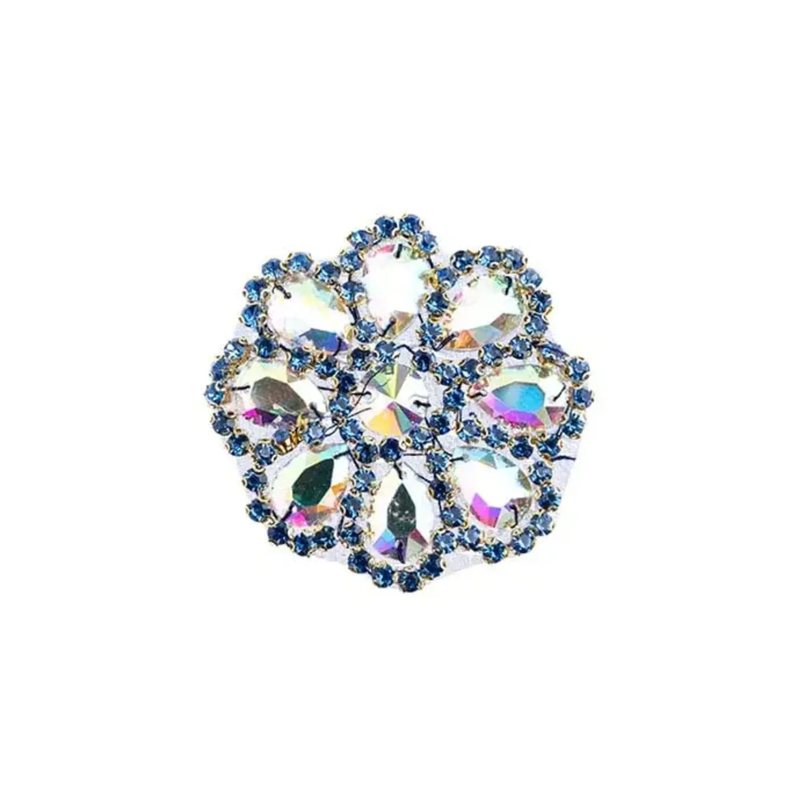 Crystal Motif Daisy 65mm Crystal AB/Blue