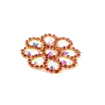 Crystal Motif Daisy 65mm Crystal AB/Red