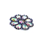 Crystal Motif Daisy 65mm Crystal AB/Royal Blue
