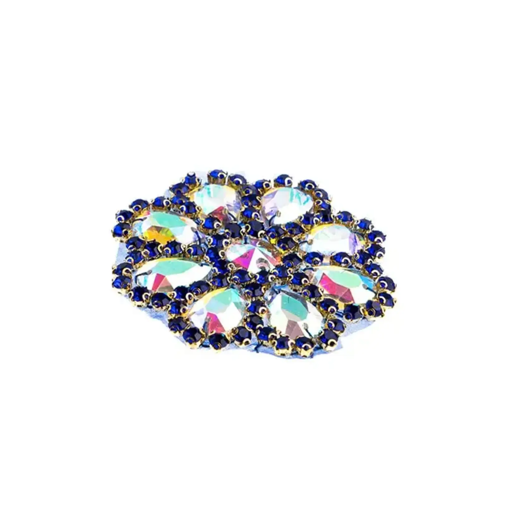 Crystal Motif Daisy 65mm Crystal AB/Royal Blue