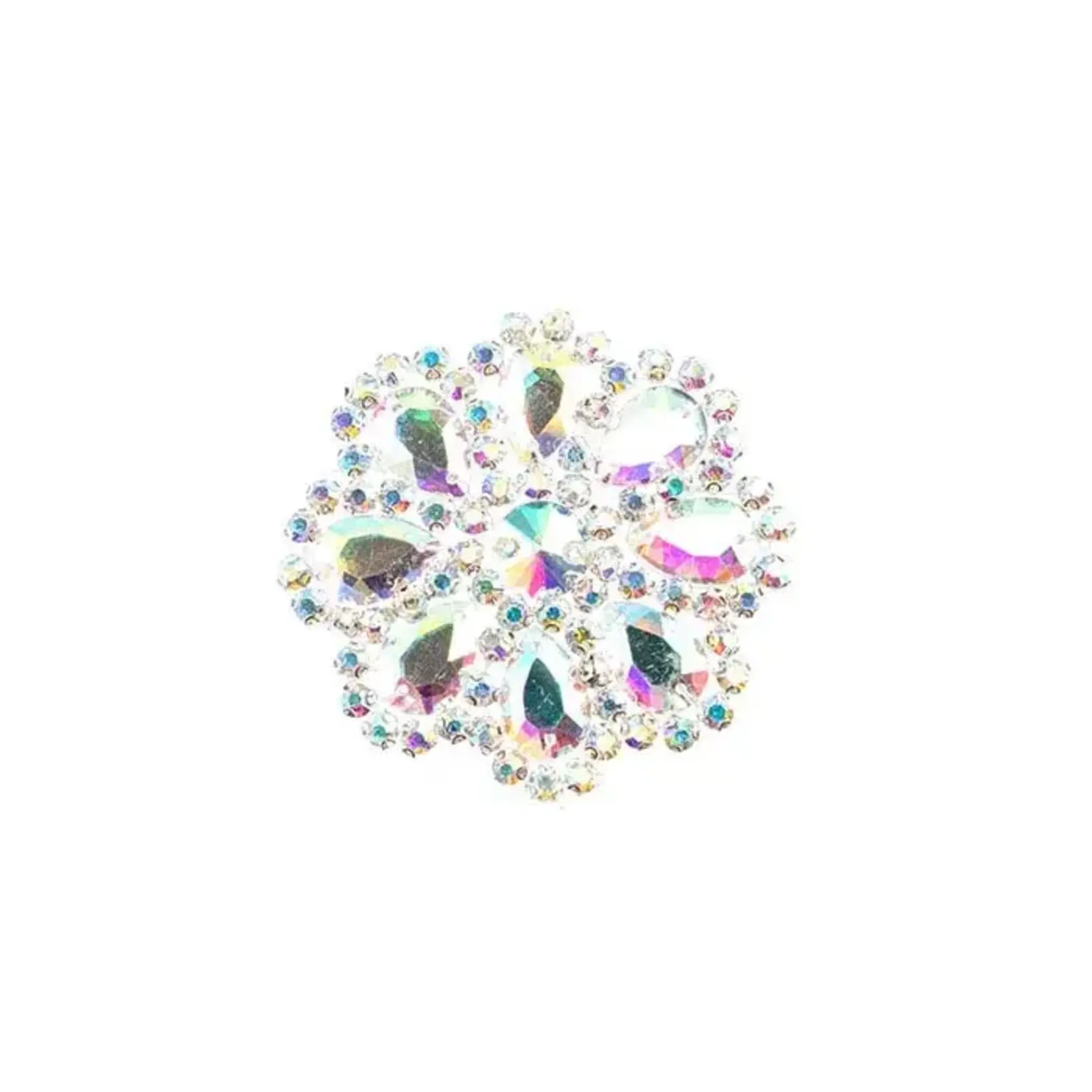 Crystal Motif Daisy 65mm Crystal AB/Silver