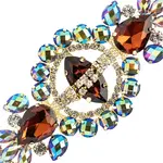 Crystal Motif Cosmos 13.5x5.7cm Topaz AB Gold Casing