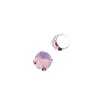 Crystal Lane DIY Sew on Rhinestone 10mm Silver/Light Pink Opal 20pcs